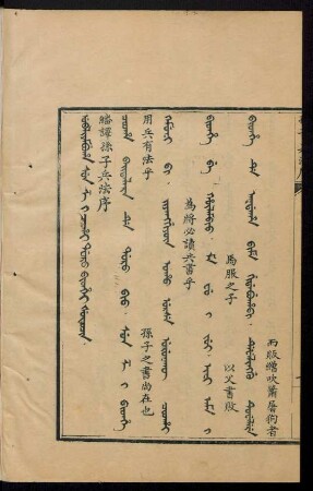 Ubaliyambuha Sun ze i coohai doro bithei šutucin = 繙譯孫子兵法序