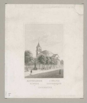 Katholische Kirche [St. Stephan] in Carlsruhe - L'Eglise Catholique à Carlsruhe