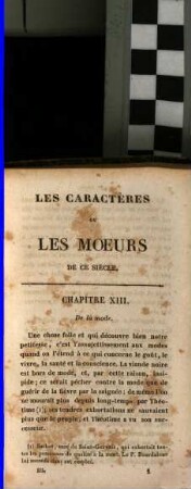 Les Caracteres De La Bruyere, 3