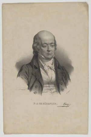 Bildnis des Pierre Jean de Béranger