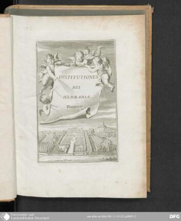 2: Josephi Pitton Tournefort Institutiones rei herbariae