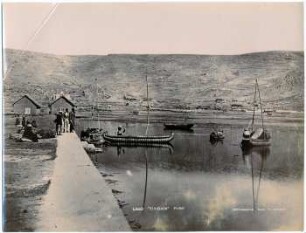 Hafen von Puno am Titicaca-See