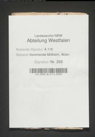 Pachtregister der Kommende Waldenburg.