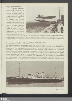 Zweischrauben-Motorschiff "Milwaukee"