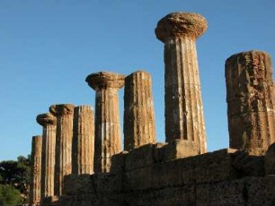 Reste Zeus-Tempel von Agrigent