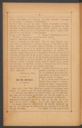 De mi museo : Un símbolo