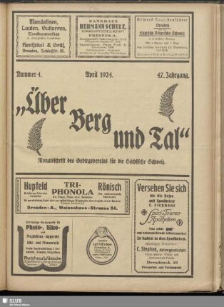 Nummer 4, April 1924