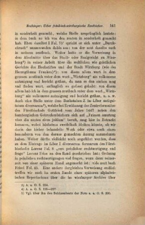Ueber fränkisch-wirzburgische Zentbücher
