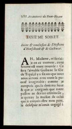 Suite & conclusion de l`Histoire d 'Houschenk & de Gulbaze.