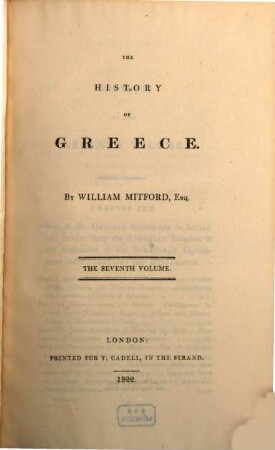 The history of Greece, 7