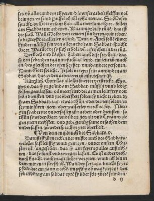 Von dem mißbrauch des Sabbats. v.