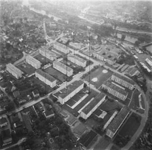 Neubaugebiet in Jena-Wenigenjena : Blickrichtung Südwesten