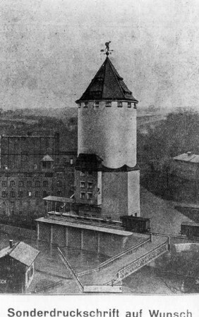Dresden-Dölzschen. Silospeicher der König Friedrich-August Mühlenwerke Dölzschen, aus: Die Mühle vom 28.2.1919