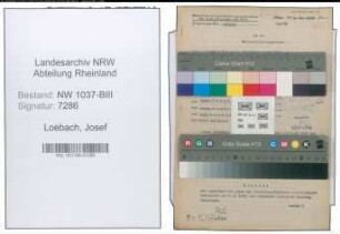 Entnazifizierung Josef Loebach , geb. 01.05.1902 (Verw.Angestellter)