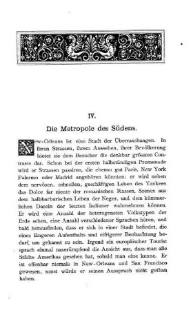 Die Metropole des Südens