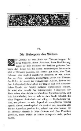 Die Metropole des Südens