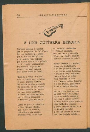 A una guitarra heroica