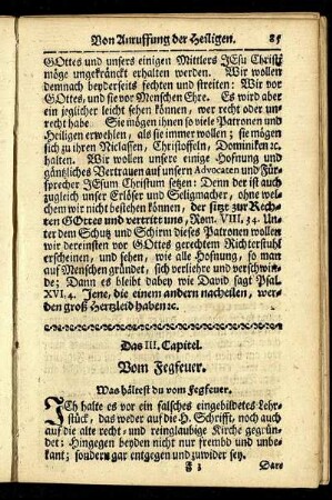 Das III. Capitel. Vom Fegfeuer.