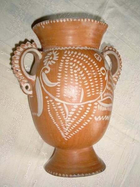 Clay vase