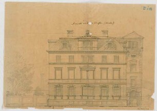 Thiersch, August ; München, Heßstr.; Privathaus - Ansicht