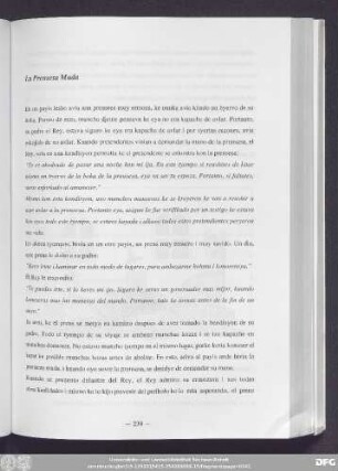 La Prensesa Muda