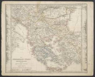 Die Europaeische Türkei, Griechenland und die Ionischen Inseln [Hand-Atlas über alle Theile der Erde nach dem neuesten Zustande und über das Weltgebäude]