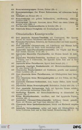 Ostasiatisches Kunstgewerbe (Nr. 661-710)