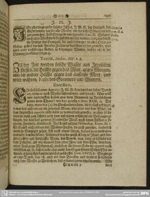Die hundert und siebende Predigt aus Zach. XIV. v. 8.