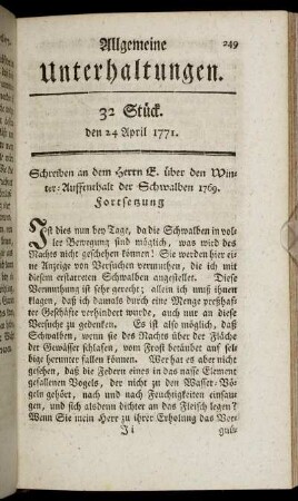 32 Stück. den 24 April 1771.