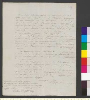 Brief von Sömmering, Samuel Thomas an Goethe, Johann Wolfgang von