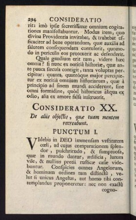 294-320, Consideratio XX. - Consideratio - XXVI.