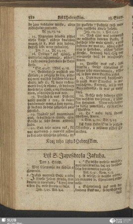 List S. Japoschtoła Jakuba