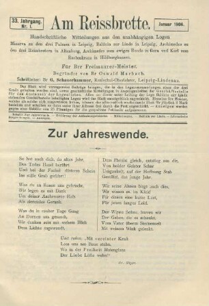 Nr. 1. Januar 1906.