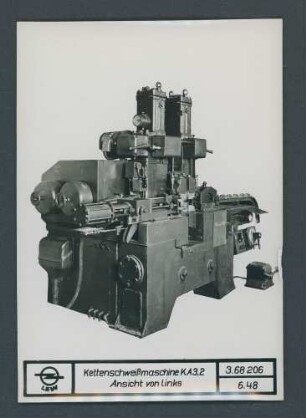 Fotografie: Kettenschweißmaschine (LEW)