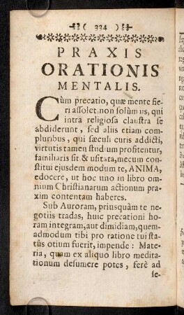 334-335, Cum precatio, quae mente fieri assolet non solum ...
