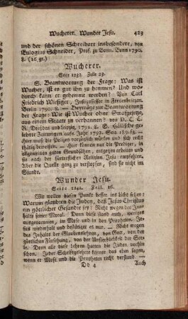 Wunder Jesu. - Zuchthaußprediger.