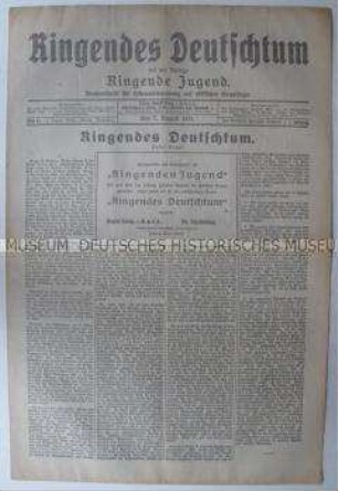 Völkische Wochenzeitung "Ringendes Deutschland"
