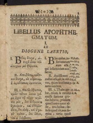 3-22, I. ex diogene laertio.