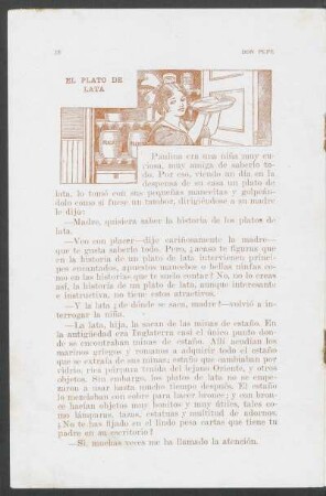 El plato de lata