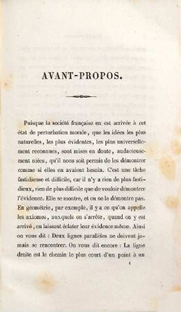 De la propriété