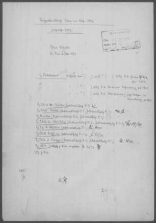 Weilimdorf: Inspektionsbericht 1952