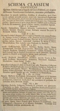 Schema classium.