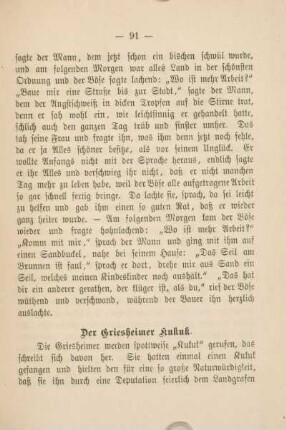Der Griesheimer Kukuk.