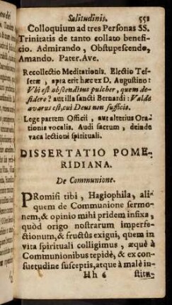 551-570, Dissertatio Pomeridiana