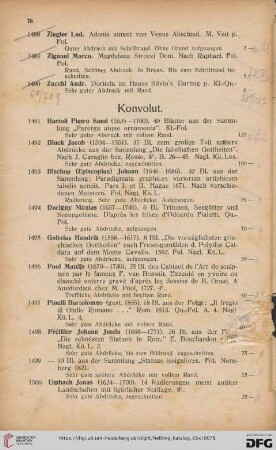 Konvolut Nr. 1491-1500