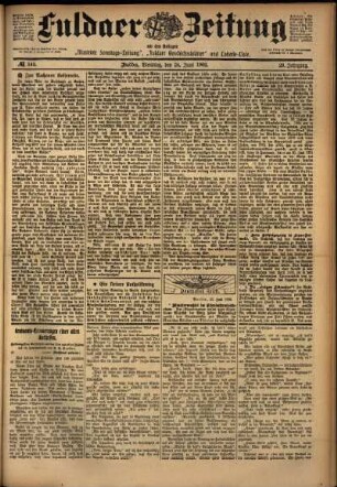 Ausgabe vom Dienstag, den 24. Juni 1902.