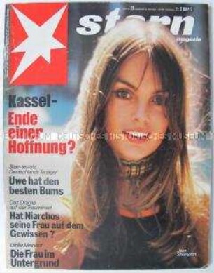 Wochenzeitschrift "stern" u.a. zum Treffen von Brandt und Stoph in Kassel und über Ulrike Meinhof
