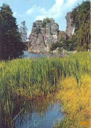 Externsteine, Wasserseite. Horn-Bad Meinberg