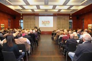 SLUB, Ausstellung "Luthers Lieder" : Ausstellungseröffnung am 22. September 2012 im Vortragssaal