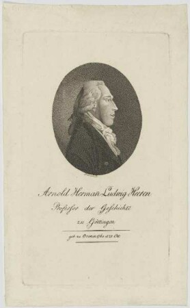 Bildnis des Arnold Herman Ludwig Heeren
